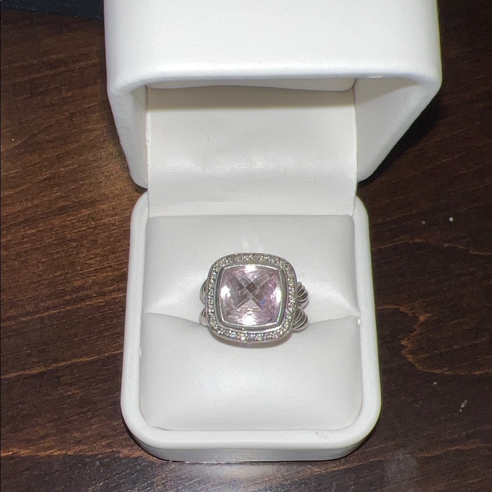 David Yurman Albion Pink Gemstone ring